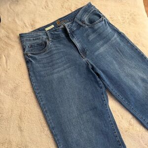 Kut from the Kloth Relaxed Fit Blue Jeans - LUCY High Rise Wide Leg